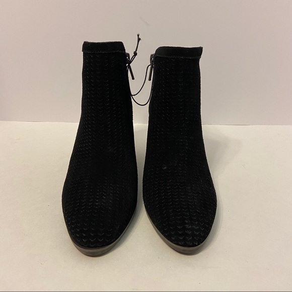 NWOT Lucky Brand Petre Perforated Suede Bootie - Picture 7 of 15